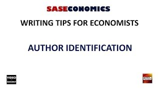 Rules of Writing: Author Identification