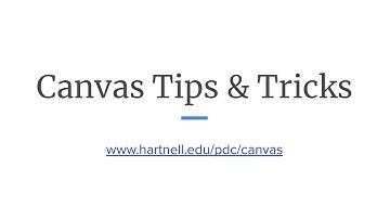 Canvas Tips & Tricks: Create Informal Student Evaluations