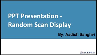 Random Scan Display Explained | Architecture, Working & Applications | Computer Graphics