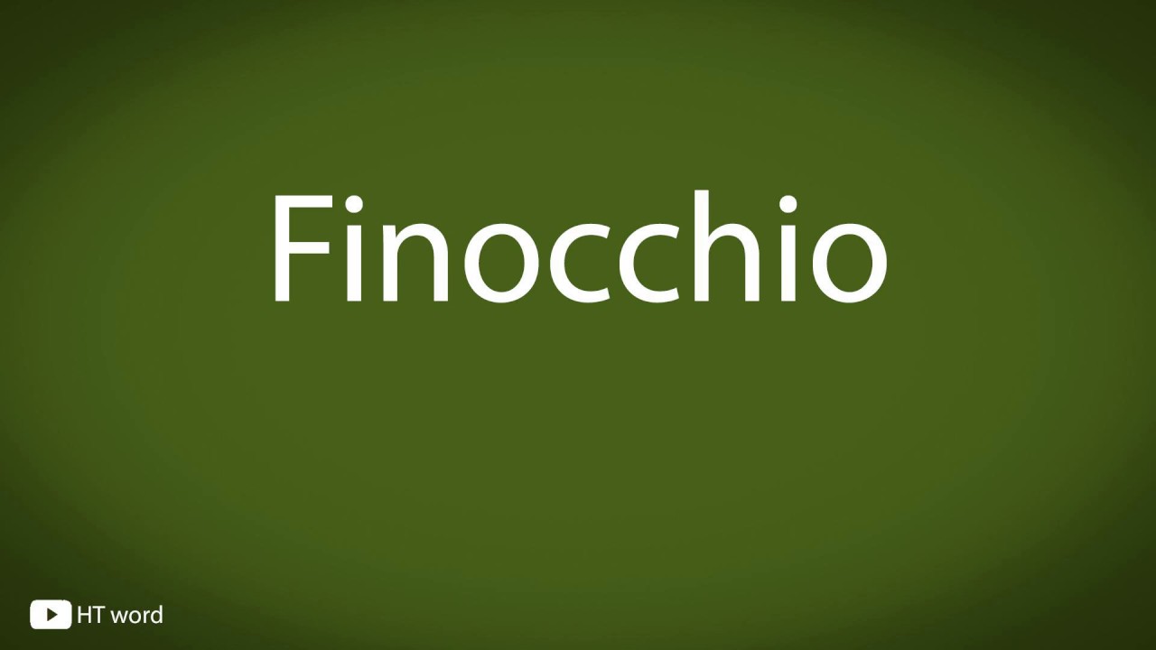 How to pronounce Finocchio [Italian food]