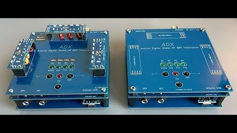 Arduino Digital Modes HF QRP Transceiver (ADX) Introduction - REAST