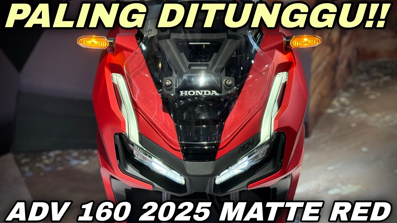 ISTIMEWA‼️NEW HONDA ADV 160 2025 CBS MATTE RED