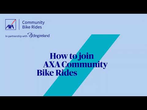 How to join AXA Community Bike Rides