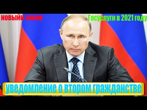 Как подать уведомление о втором гражданстве через Госуслуги в 2021 году