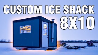How we Built this 8x10 Insulated Metal Panel Ice Shack by Joel Tremblay 1,698 views 2 months ago 10 minutes, 59 seconds