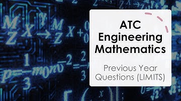 Engineering Mathematics (PYQs Based on Limits): AAI ATC Exam 2021 || 2021 AAI ATC ||