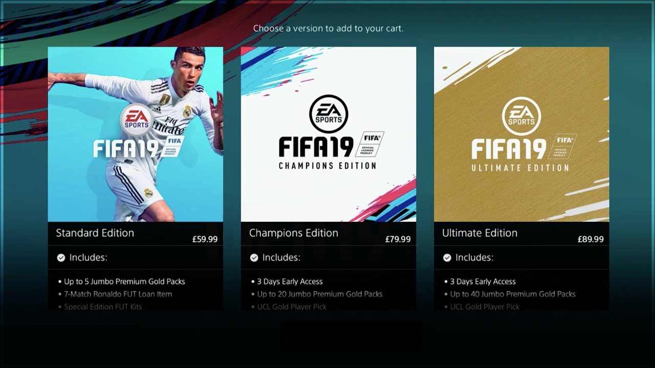 WHICH FIFA 19 VERSION IS BEST TO BUY?