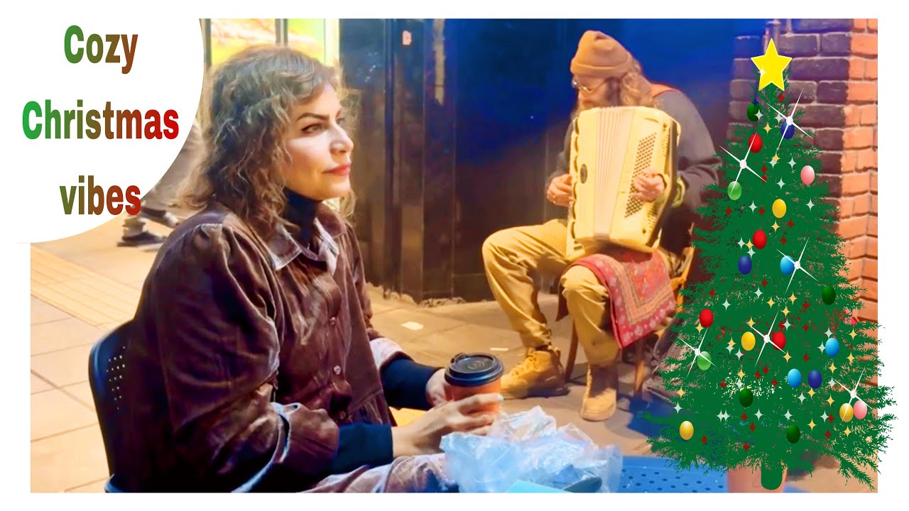 A Cozy Christmas Routine Outside ☕❄️