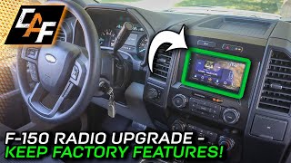 Upgrade your F150 Radio WITHOUT losing features! 20152020 Ford F Series Head Unit Install