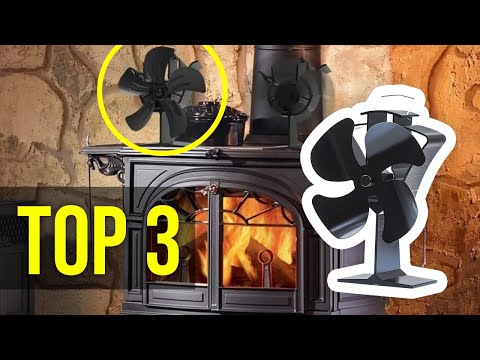 Ventilateur De Cheminée à 5 Lames, Ventilateur Supérieur De Poêle à Bois,  économie De Carburant Eco, Noir