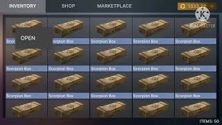Opening 50 crates in Standoff crate simulator screenshot 4