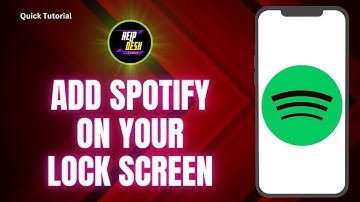 How To Add Spotify On Your Lock Screen