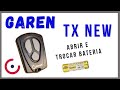 Como Abrir e Trocar a Bateria do Controle GAREN TX NEW Passo a Passo