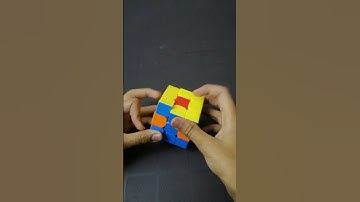 Rubik’s Cube Flower Pattern To Impress Your Friends #shorts