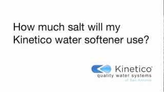 How Much Salt Will a Kinetico Water Softener Use?