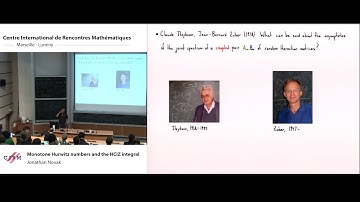 Jonathan Novak :  Monotone Hurwitz numbers and the HCIZ integral