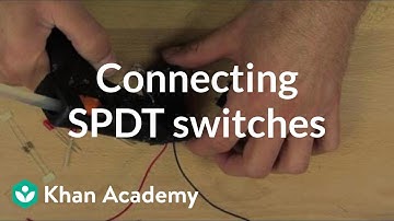 Connect the SPDT switches | Home-made robots | Electrical engineering | Khan Academy