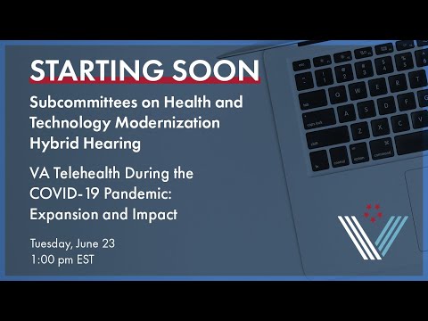 Subcommittee on Health and Technology Modernization Joint Hearing: VA Telehealth During COVID-19