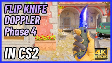 ★ CS2 Flip Knife Doppler (Phase 4) | CS2 Knife In-Game Showcase [4K]