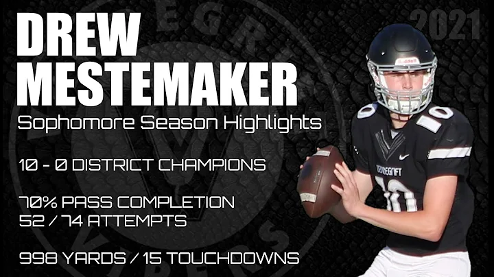 Twitter @DrewMestemaker Sophomore QB 2021 Highligh...