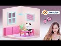 Kawaii Blender 3D room with cute Panda TIMELAPSE
