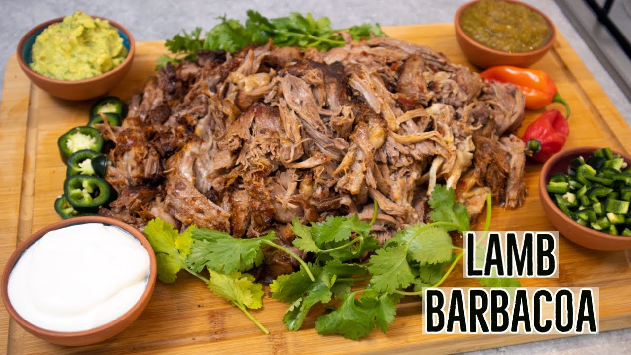 Lamb Barbacoa Recipe Served on Corn Tortillas Spicy pulled lamb