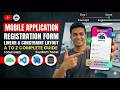 Registration Form using Linear & Constraint Layout with Custom Toast | MSBTE