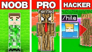 NOOB VS PRO VS HACKER SAKLAMBAÇ  Minecraft