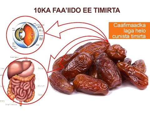 10 ka faa&rsquo;iido ee ay timirta u leedahay caafimaadka qofka