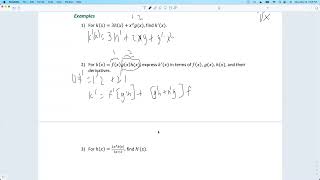 Combining Differentiation Rules