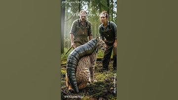 Massive Slug Attached to Wild Lynx! Heroes Save the Day 🦁🐌💪 야생 스라소니 구조! 巨大ナメクジから救出！