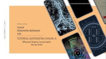 Tutor MatDas 1A TPB 14A part 3, Soal Nomor 3, 4, & 5 Modul 5: Diferensial, Hampiran, dkk