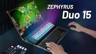 Laptop gaming 80 triệu 2 màn hình: Asus Zephyrus Duo 15