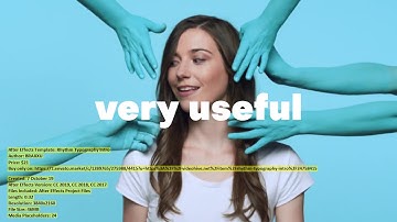 Rhythm Typography Intro | After Effects Template | VideoHive 24758415