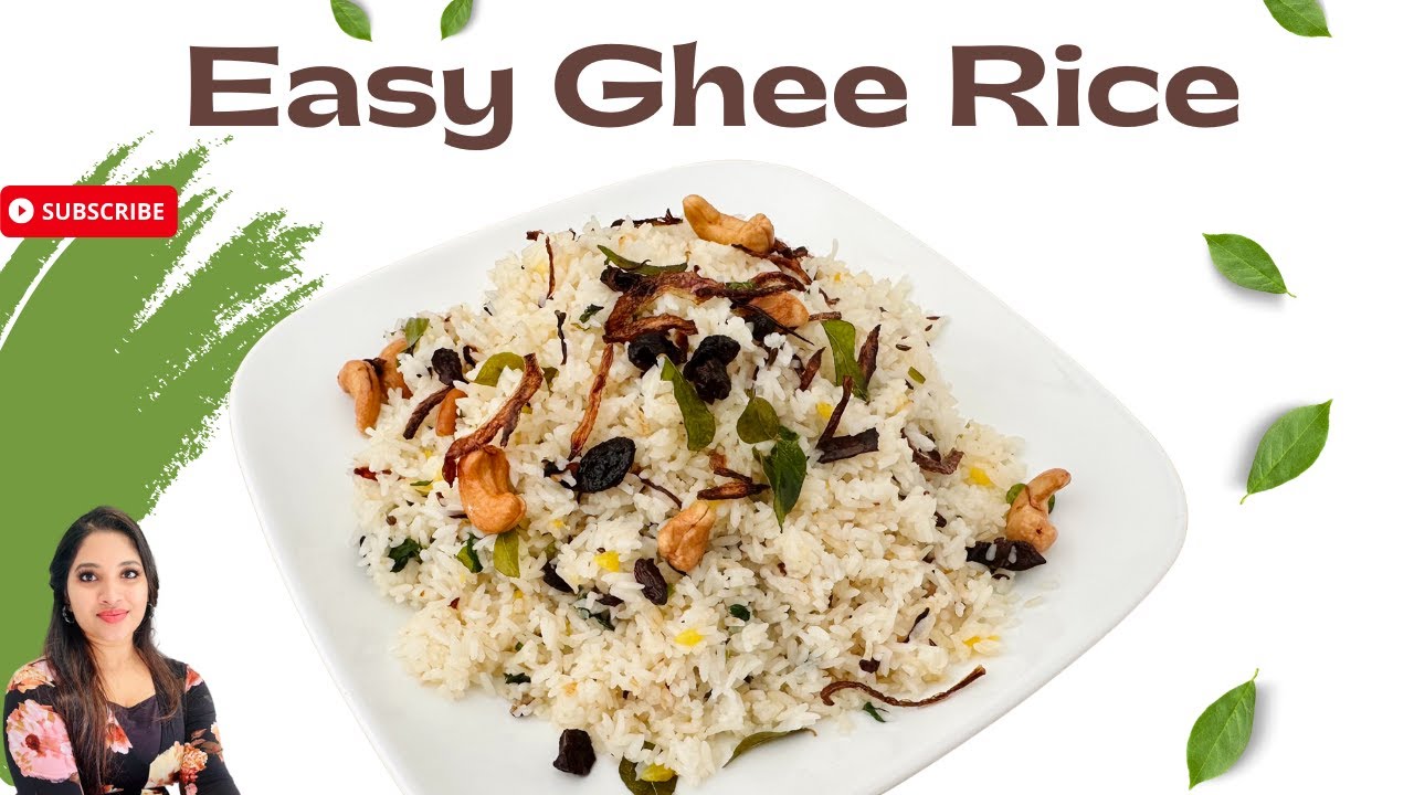 ഈസി & ടേസ്റ്റി നെയ്‌ച്ചോറ് Easy Ghee Rice Malabar Ghee Rice