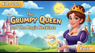 Kids' Story: The Grumpy Queen 👸 & Magic Necklace ✨ Part 1 | Bedtime Stories for Kids 😴