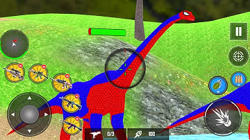 Dino Family 3D Hunting Games Android Gameplay #1