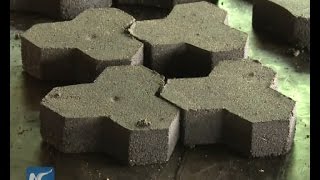 Waste to Wealth : Recycled plastic paving stone