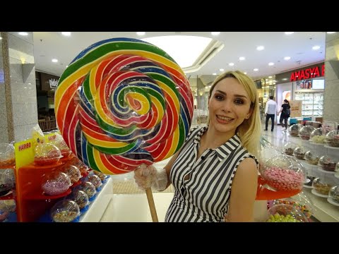 Lina'ya Sürpriz Jelibon Alışverişi! 20 Kg'lık Dev Lolipop Bulduk | Rukiye Çetinkaya