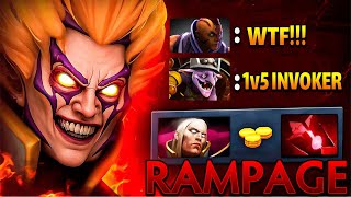 121K DAMAGE DEALT INVOKER!! THE MOST INSANE COMEBACK GAME + RAMPAGE