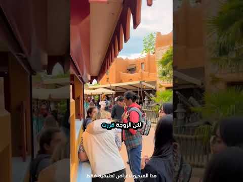 هذا الزوج العبقري وجد فكرة ذكية لكي لا يضيع زوجته في ديزني لاند