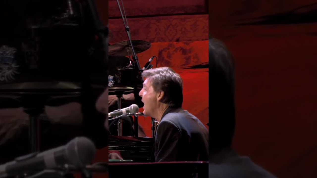 Eric And Paul McCartney Performing While My Guitar Gently Weeps At A Concert For George Harrison 