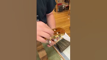 How To String A Classical Guitar #diy #guitar #shorts