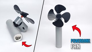 How To Make Rechargeable Hand Fan From DC Motor at Home