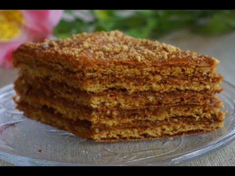 Honey Cake. Медовый торт \" ИДЕАЛ\"(Медовик) თაფლიანი ნამცხვარი \"იდეალი\"