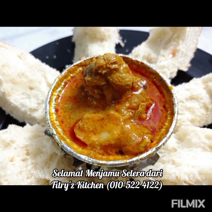 Roti Cendawan Kari Tersorok