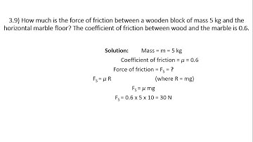 physics Numerical |Q-9 chapter-3| 9th-class
