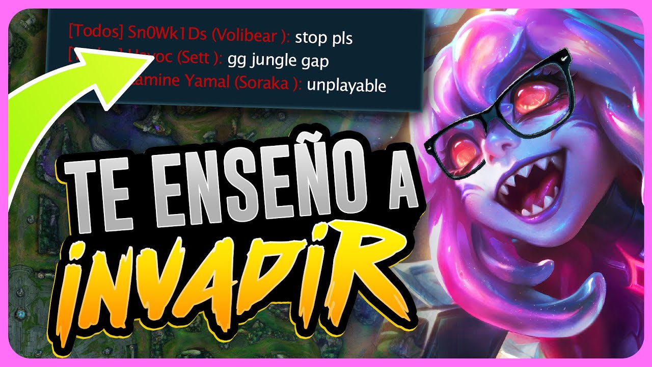 ¡TE ENSEÑO a REVENTAR con PERMA-INVADE! Guía de jungla hasta MAESTRO 🔥