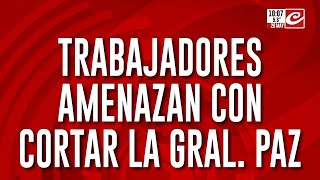 Trabajadores protestan contra el masivo cierre de las pequeña y medianas empresas