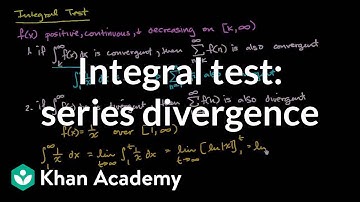 Uitgewerkt voorbeeld: Integraaltoets | Reeks | AP Calculus BC | Khan Academy